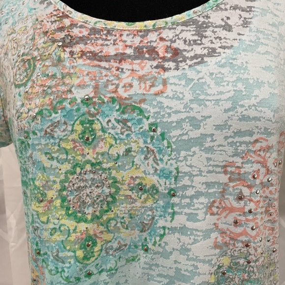 Hearts of Palm Blouse, Size Large P - Picture 2 of 6